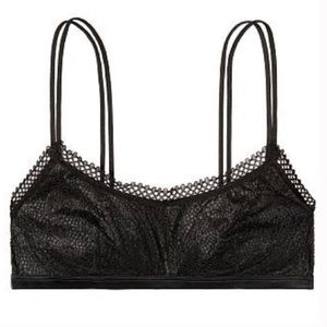 ONELEFT  NWT- VS Black Lace Bralette